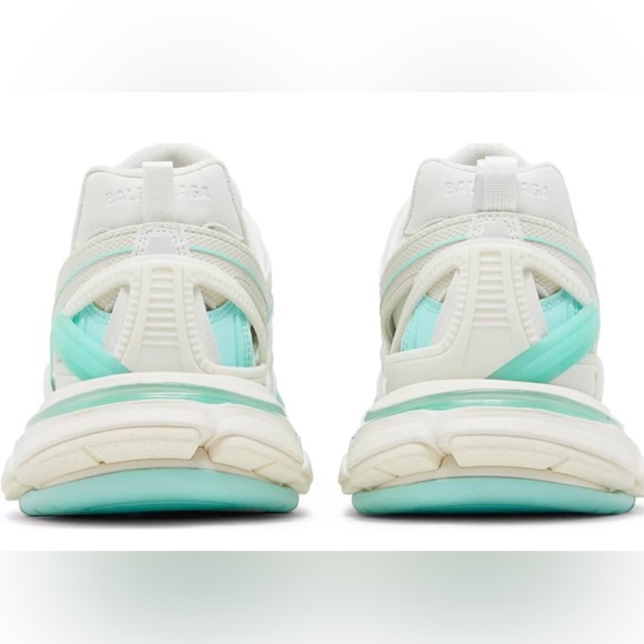 Balenciaga Rubber Mesh Tri-Color Womens Track.2 Open Sneakers, Size 40 - Picture 4 of 16